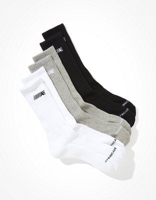 AE Crew Sock 3-Pack | American Eagle Outfitters (US & CA)