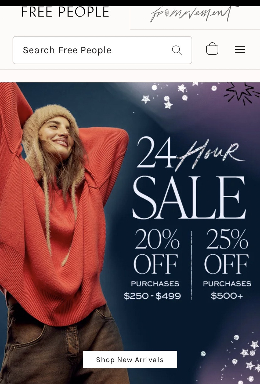 #bigsale #freepeople #favoriteplace

#LTKsalealert #LTKstyletip #LTKGiftGuide