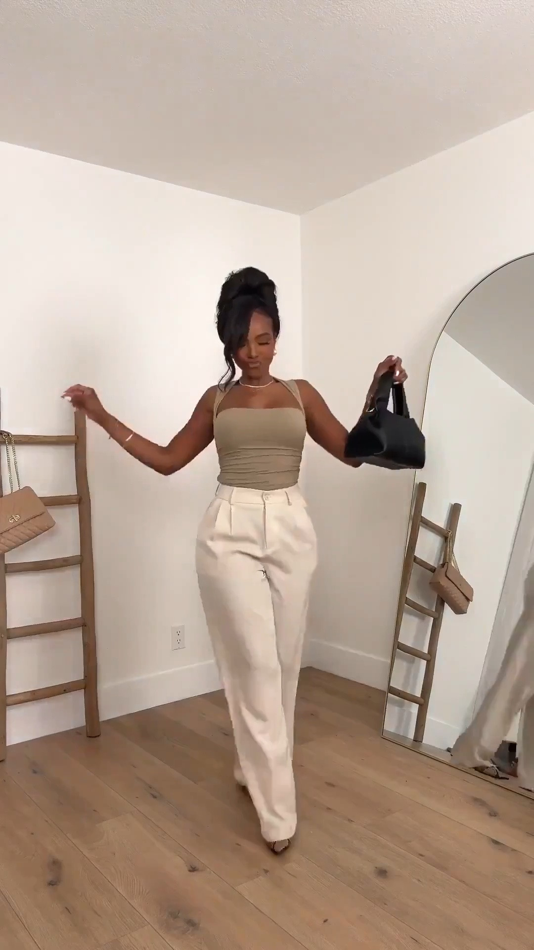 Fall workwear outfit✨ Everything from this look is linked below. 👇🏽    

Wearing: Size Small | 5’4” | 140 lbs | Denim 2 Long

📲   Download the FREE LTK app & follow me (@kirasfashionfinds) to shop all my daily finds.  #LTKootd #LTKPetite #LTKU