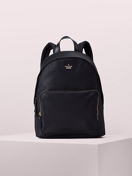 Kate Spade 15" Nylon Tech Backpack, Black | Kate Spade (US)