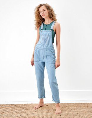 AE Tomgirl Woven Overall | American Eagle Outfitters (US & CA)