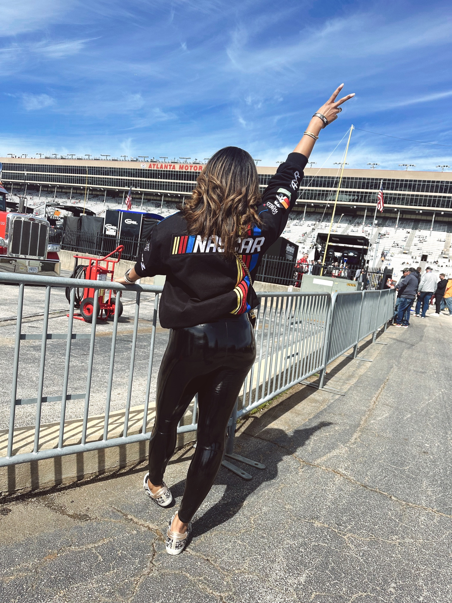 Race day outfit, nascar , nascar outfit , racing outfit, spanx , 

#LTKstyletip #LTKfitness #LTKfindsunder100