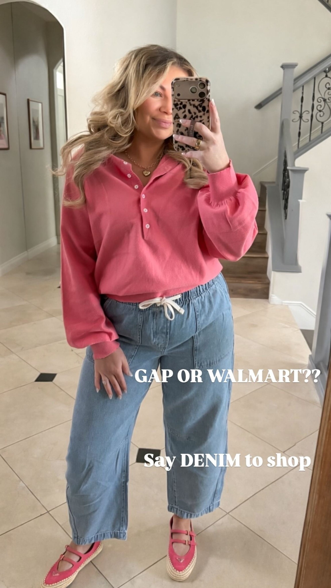 GAP OR WALMART??
Loving these pull on drawstring jeans !

#LTKMidsize