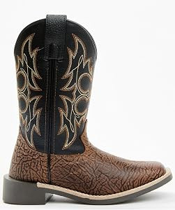 Cody James Boys' Rex Western Boot Broad Square Toe - Bcbfa24p10 | Amazon (US)