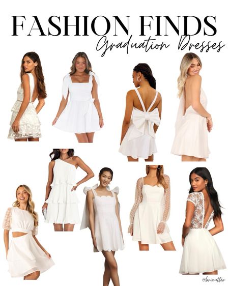 White dress season! If you need a graduation dress, these are so cute! 

#LTKU #LTKFindsUnder100 #LTKParties
