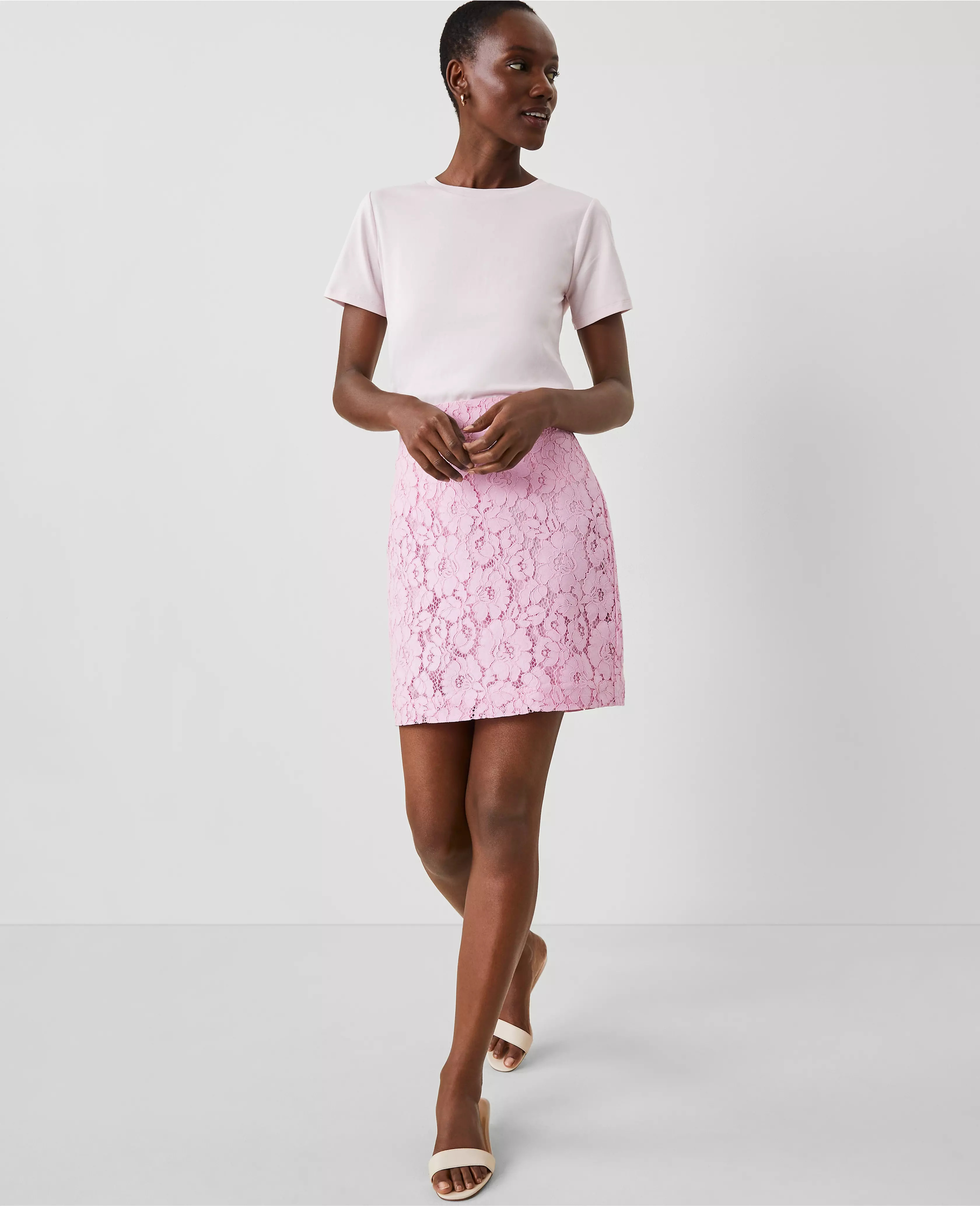 Floral Lace Skirt | Ann Taylor