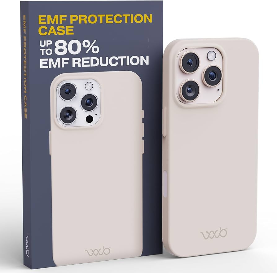 WAVEBLOCK EMF Protection Silicone iPhone Case Compatible with iPhone 16 Pro, Radiation Blocker, 5... | Amazon (US)