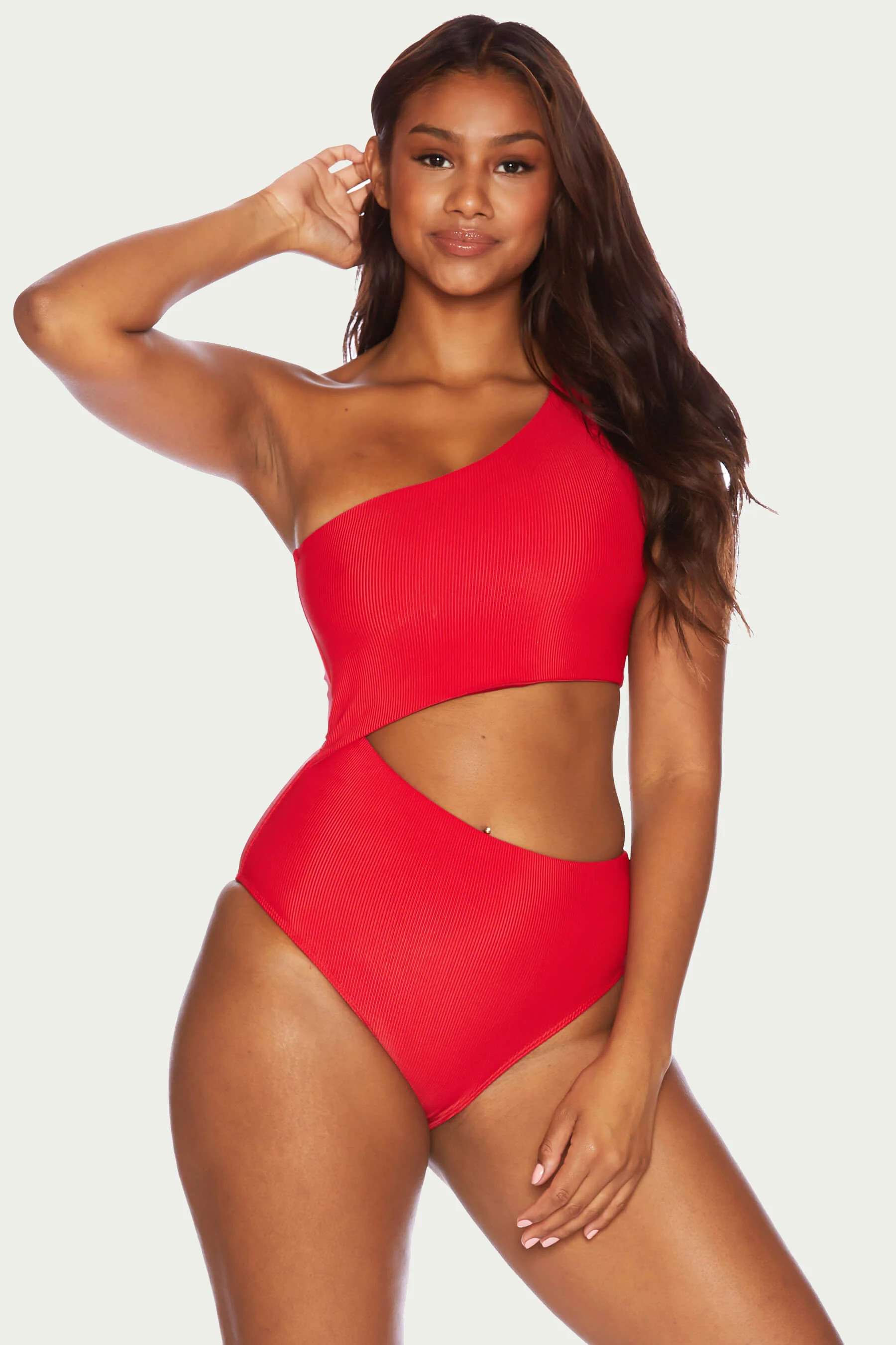 Celine One Piece Red | Red One Piece Swimsuit | Beach Riot | Beach Riot