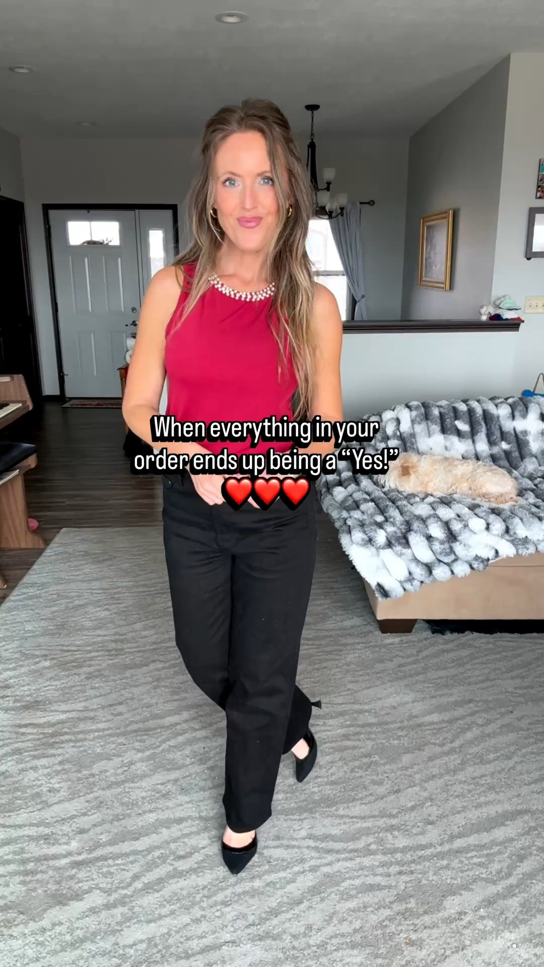 Loving all of these pieces…from the burgundy top with pearl detail to the black straight leg denim…to the blue cardigan I’m wearing on repeat to the adorable strapless jumpsuit! 🤍 Wearing an xsmall in the burgundy top and jumpsuit and a small in everything else. 

As an Amazon Influencer I earn commission on qualifying purchases.

Mom style, comfy style, casual vibes, wear to work, spring fashion 

#LTKMidsize #LTKOver40 #LTKootd