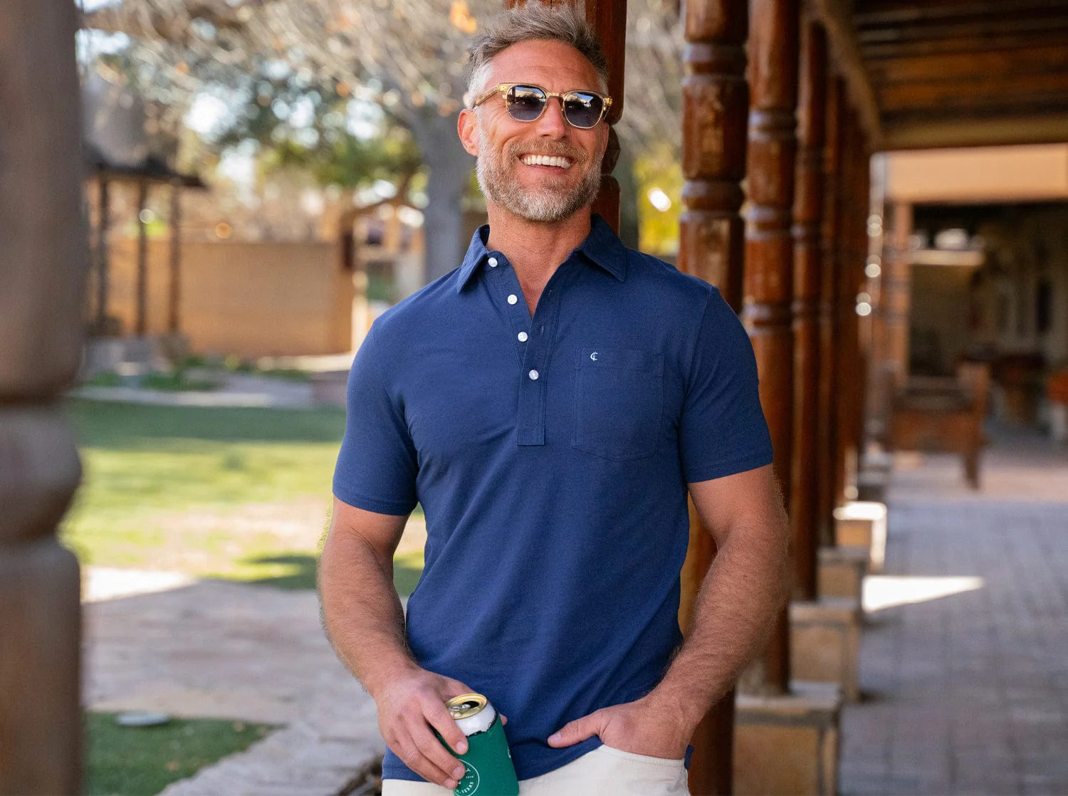 Top-Shelf Players Shirt - Navy Blue | Criquet Apparel