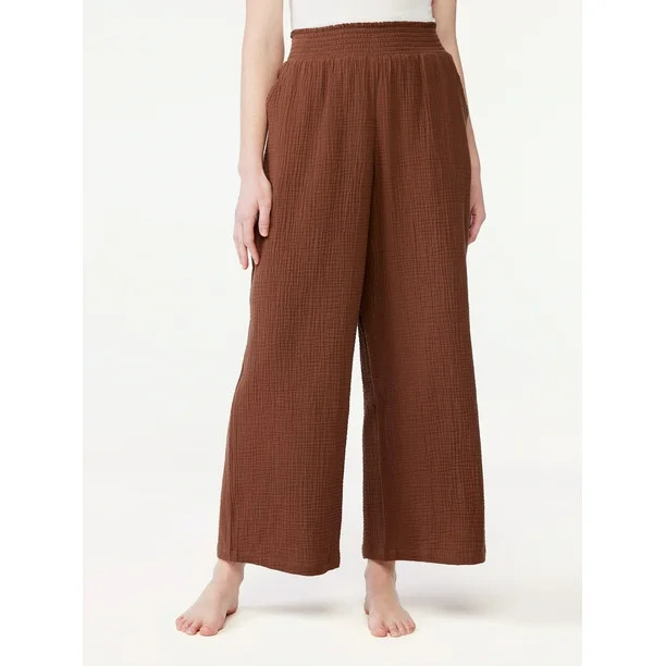 Joyspun Women's Gauze Sleep Pants, Sizes S to 3X | Walmart (US)