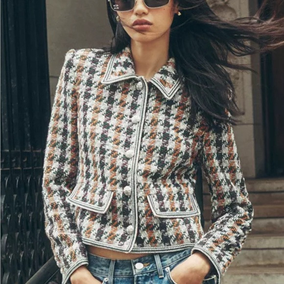 Veronica Beard Black and Gray Blazer | Poshmark