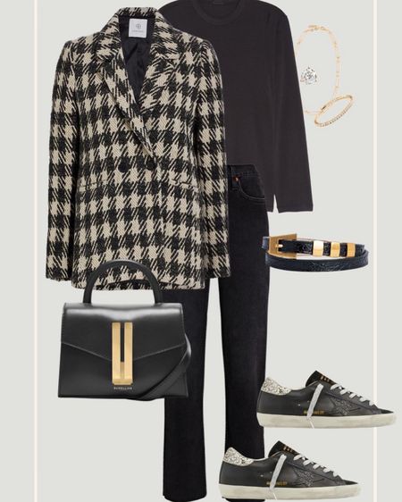 Winter capsule wardrobe outfit
Business casual
Golden goose Sneakers
Blazer
Black jeans 

#LTKstyletip #LTKshoecrush #LTKFind