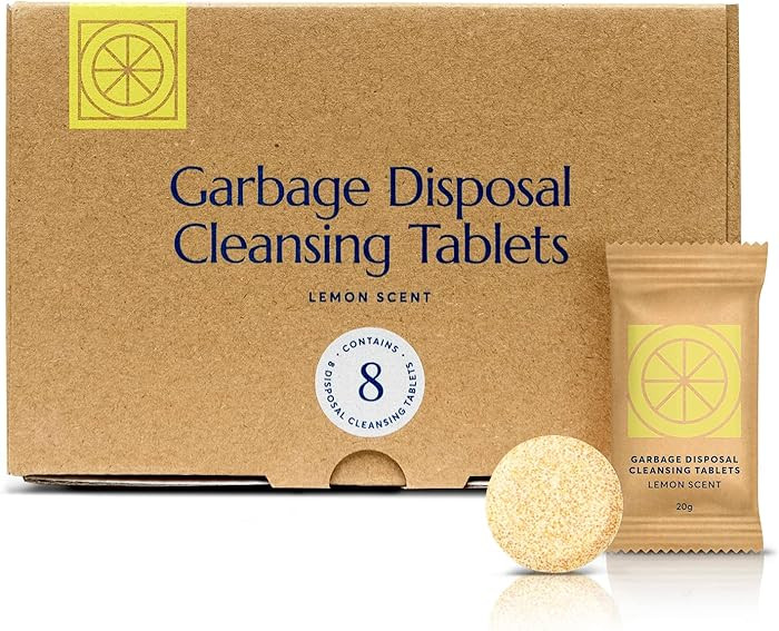 CLEANOMIC - Garbage Disposal Cleansing Tablets (8 Pack) - Foaming Garbage Disposal Cleaner and De... | Amazon (US)