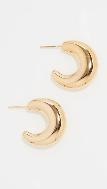 Crescent Small Hoops | Shopbop