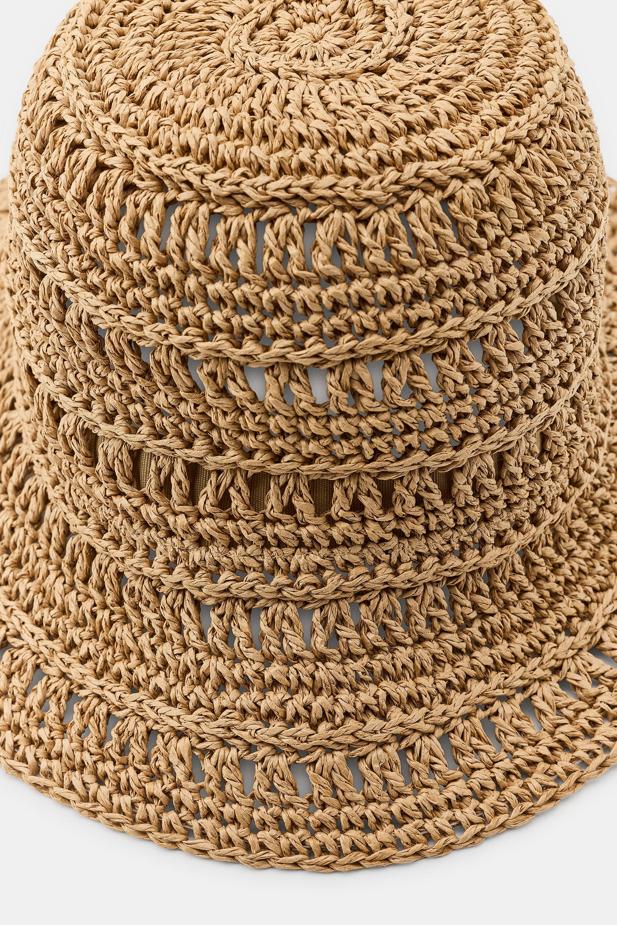 BRAIDED PAPER HAT | Zara US