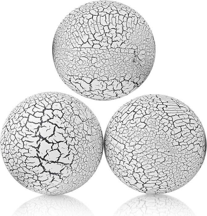 vskikris Decorative Orbs for Bowls and Vases, Set of 3, 4 inches, Coffee Table Decor Balls, Table... | Amazon (US)