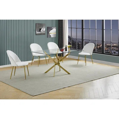 Eimaj Rectangular 60'' L x 38'' W Dining Set | Wayfair North America