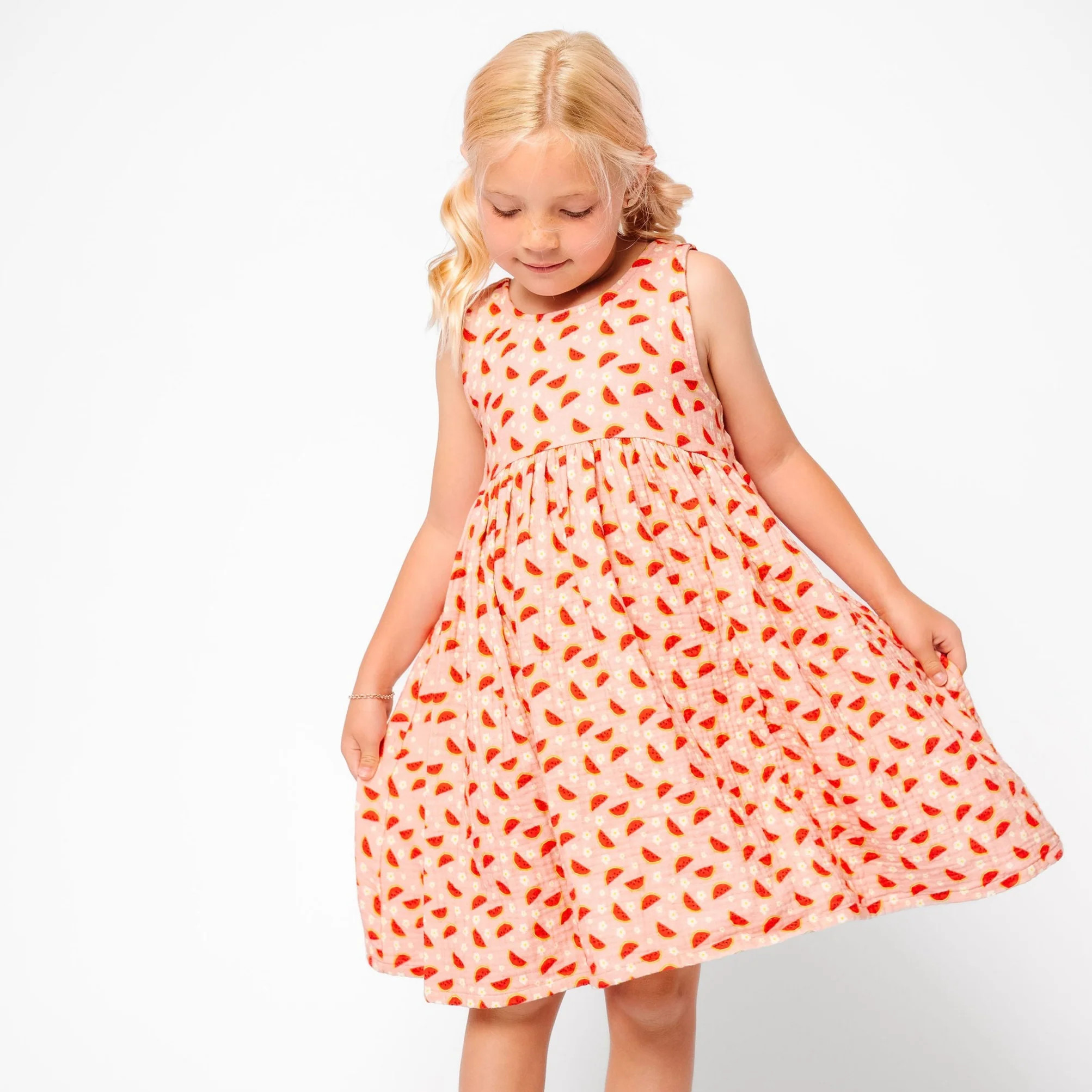 The Hattie Dress in Wild Watermelon | Alice + Ames