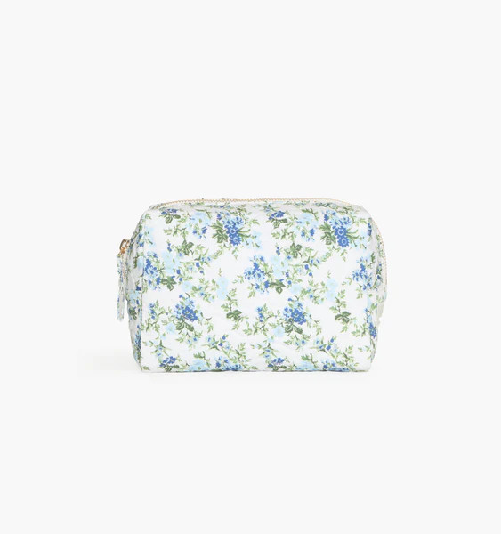 The Mini Quilted Cosmetic Bag - English Daisy | Hill House Home US
