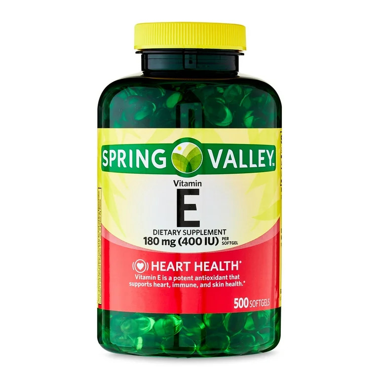 Spring Valley Vitamin E Dietary Supplement, 180 mg, 500 Count | Walmart (US)