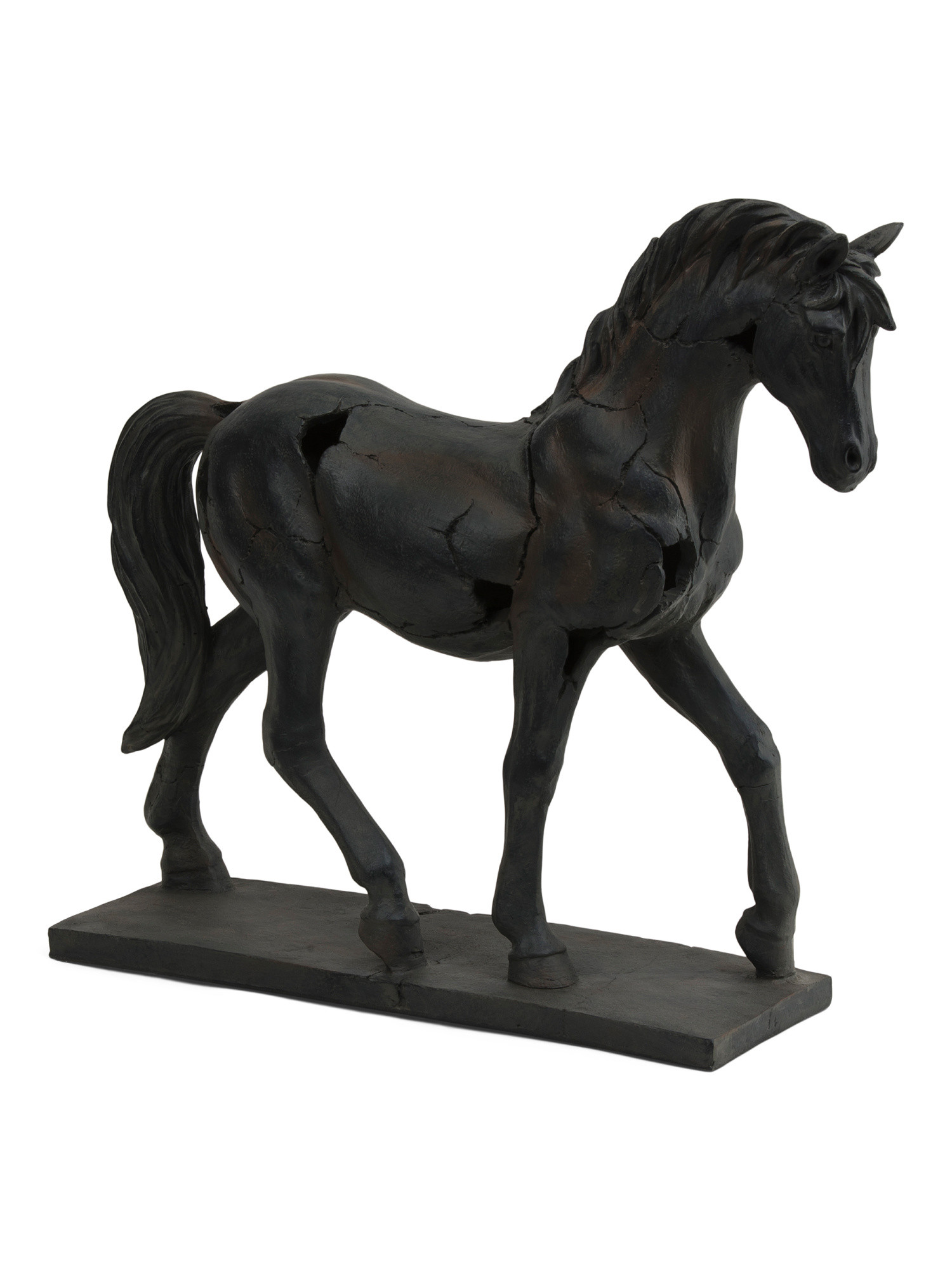 5x15.5x15 Cracked Horse Sculpture Figurine | TJ Maxx