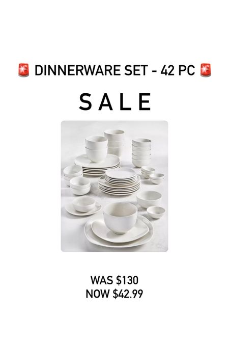 Great quality dinnerware set on major sale 

#LTKhome #LTKCyberWeek #LTKsalealert