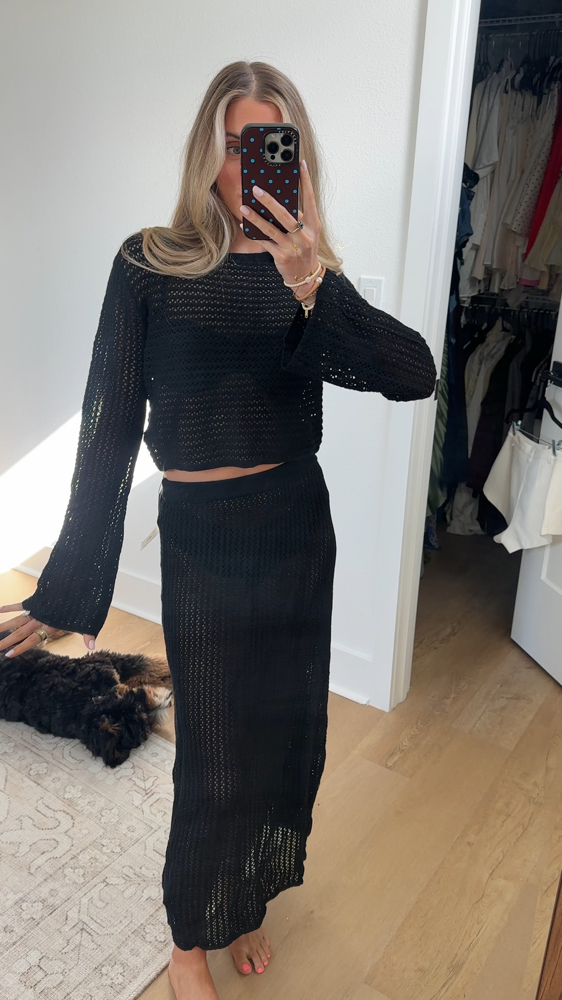 Amazon size small Saodimallsu Womens Crochet Beach Cover Ups Set 2 Piece 2026 Boat Neck Crop Long Sleeve Tops High Slit Maxi Skirt Sets

#LTKootd #LTKSwim #LTKSaleAlert