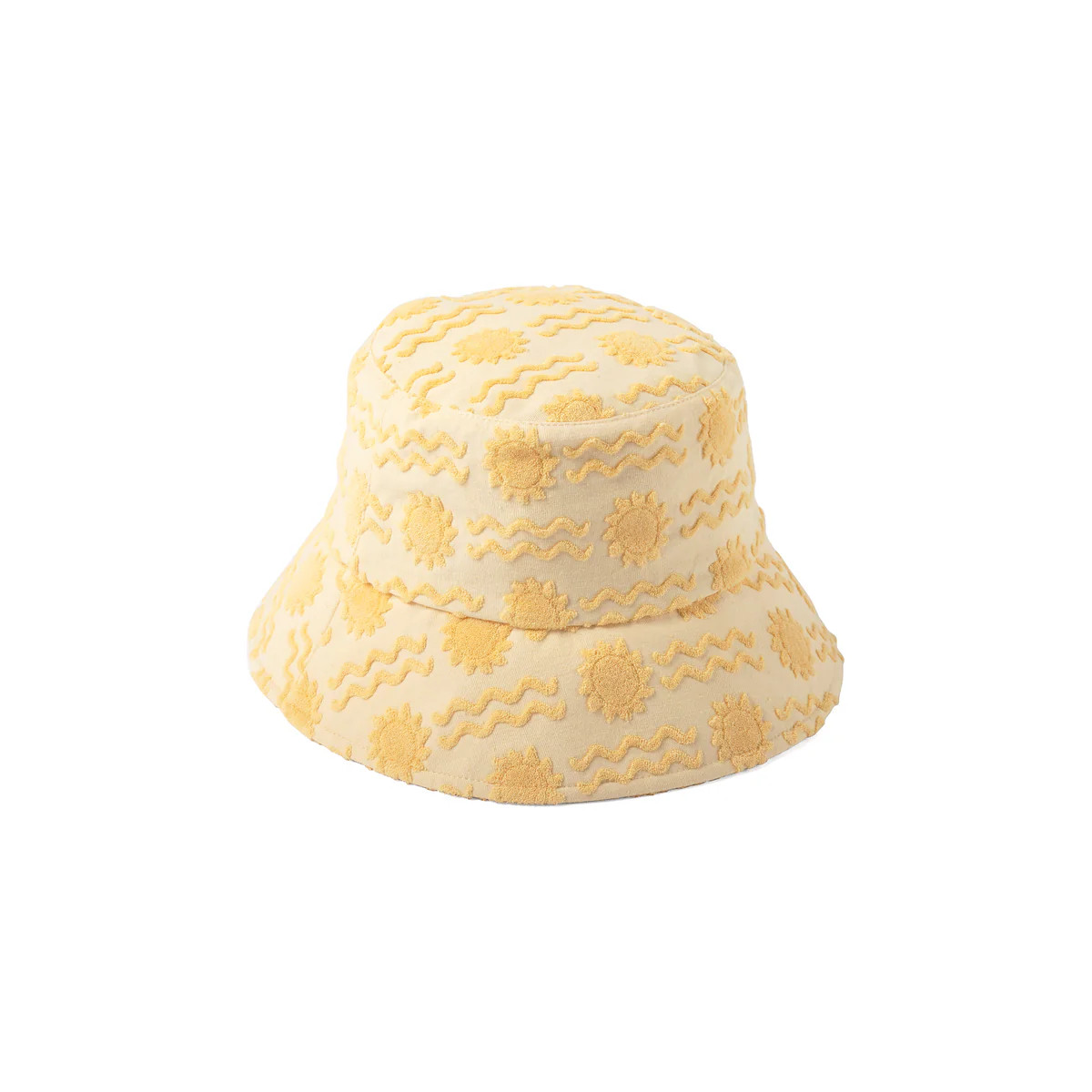 Wave Bucket Cotton Bucket Hat in Yellow - Lack of Color US | Lack of Color