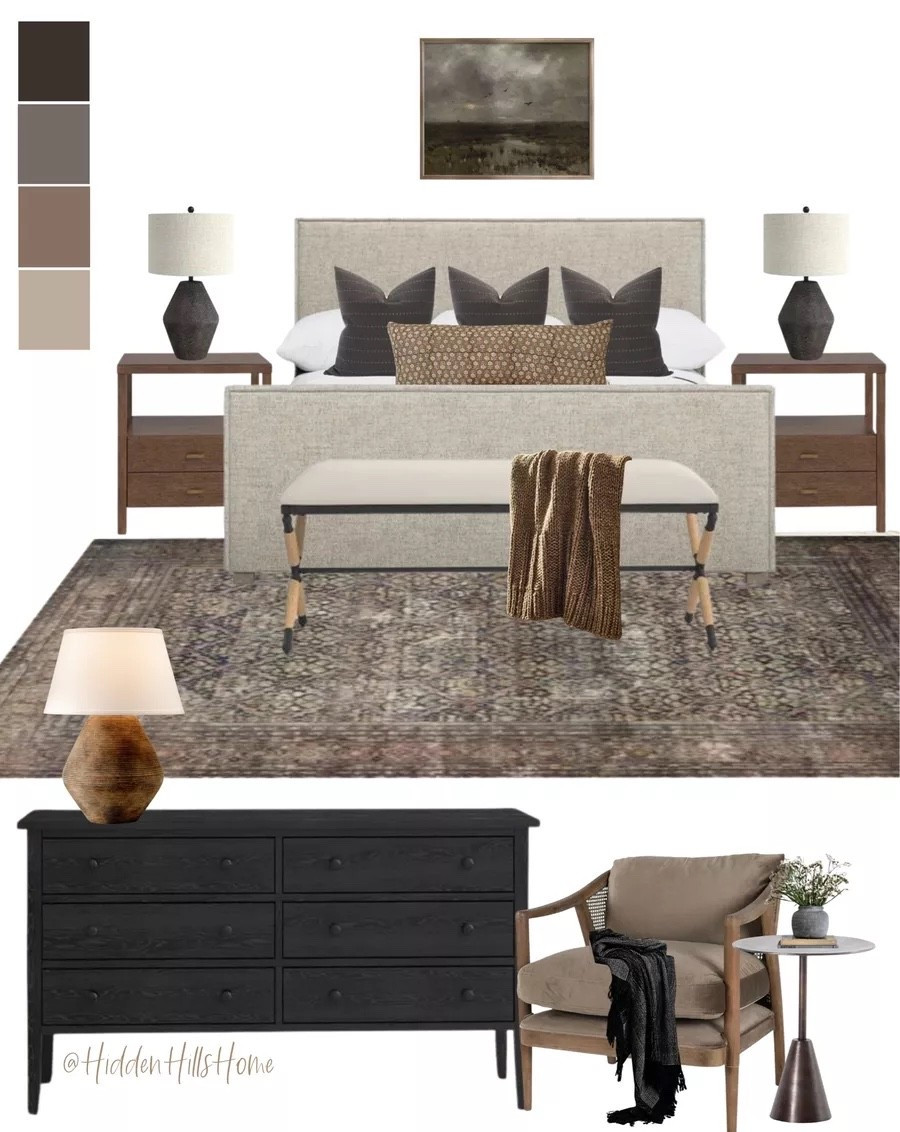 bedroom decor, bedroom mood board, bedroom decor ideas, master bedroom decor, moody bedroom, bedroom design #bedroom #homedecor

#LTKSaleAlert #LTKHome #LTKSeasonal