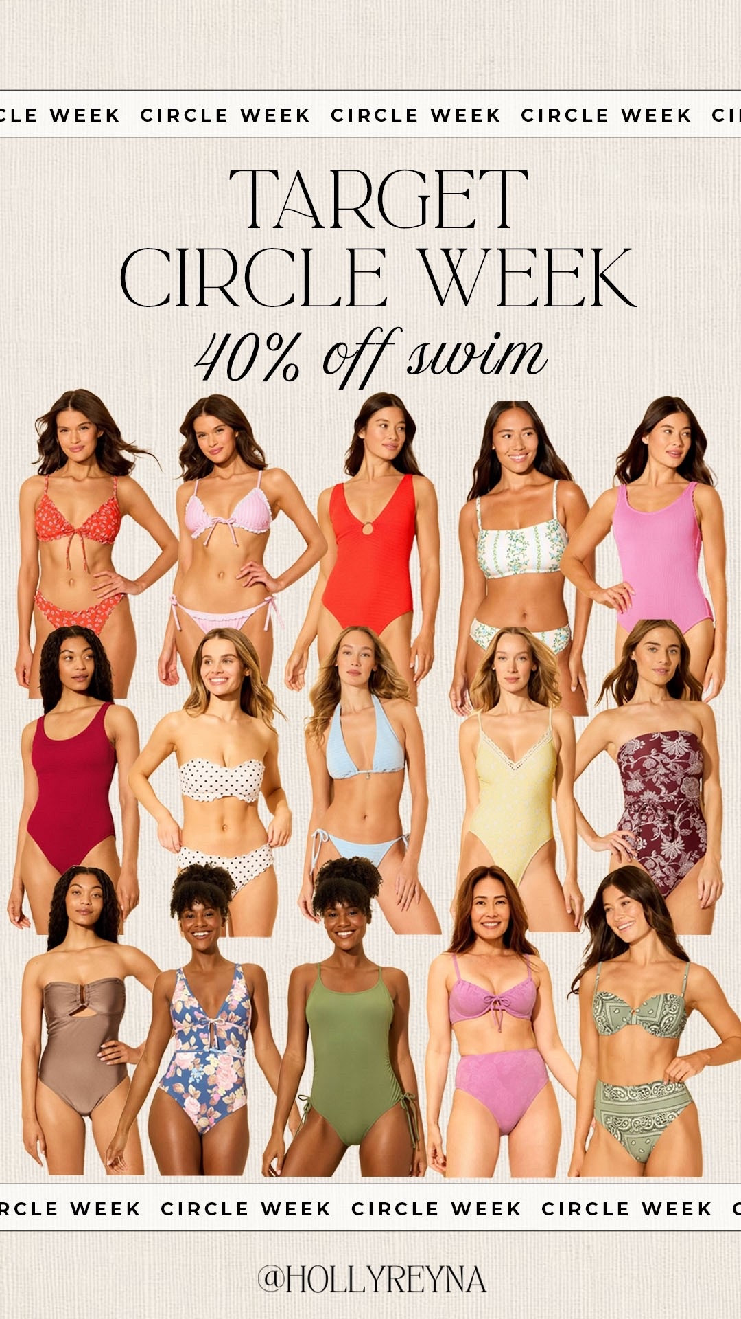 Circle week deal! 40% off Target swim!

#target

Target swim deal. Target circle week deal. Target resort style. Target swim style. Target swimsuits on sale  

#LTKSwim #LTKSaleAlert #LTKSeasonal