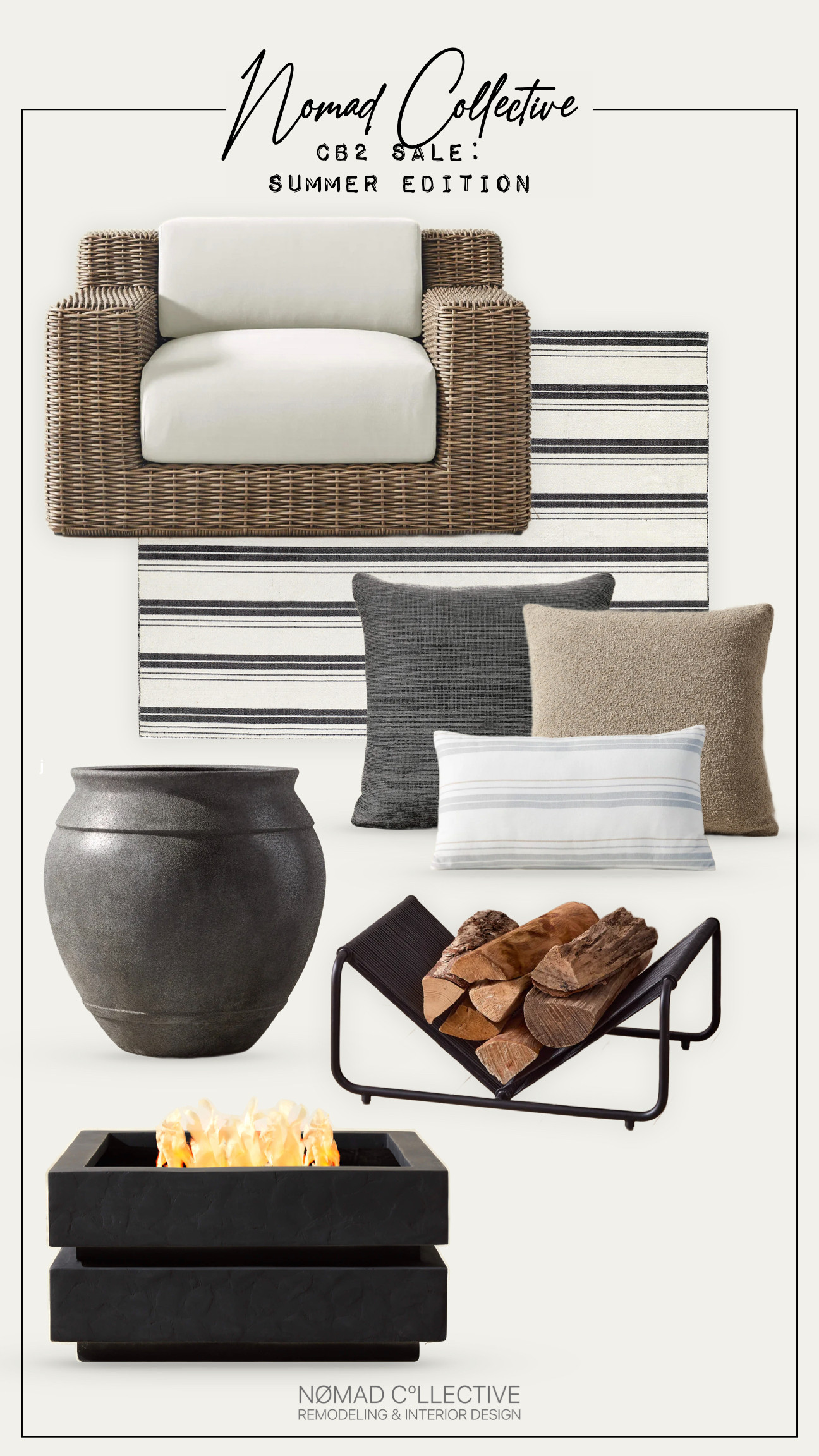 CB2’s outdoor sale is the perfect moment to invest in timeless pieces that elevate any space. The sale features classic neutrals, clean lines, and effortless style. 

 #LTKSummerEdit #LTKHome #LTKSaleAlert