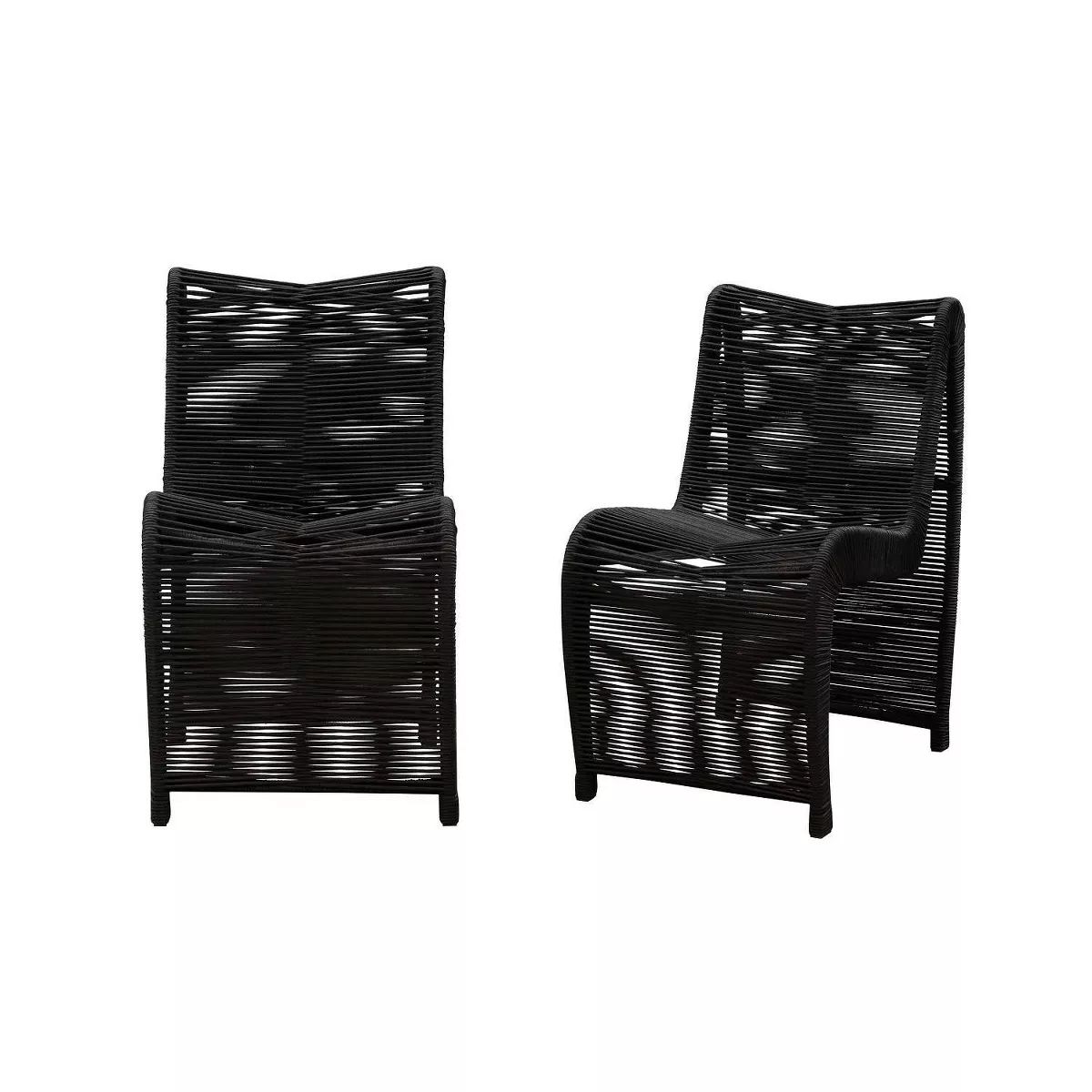 Set of 2 Lorenzo Rope Dining Chairs - Boraam | Target