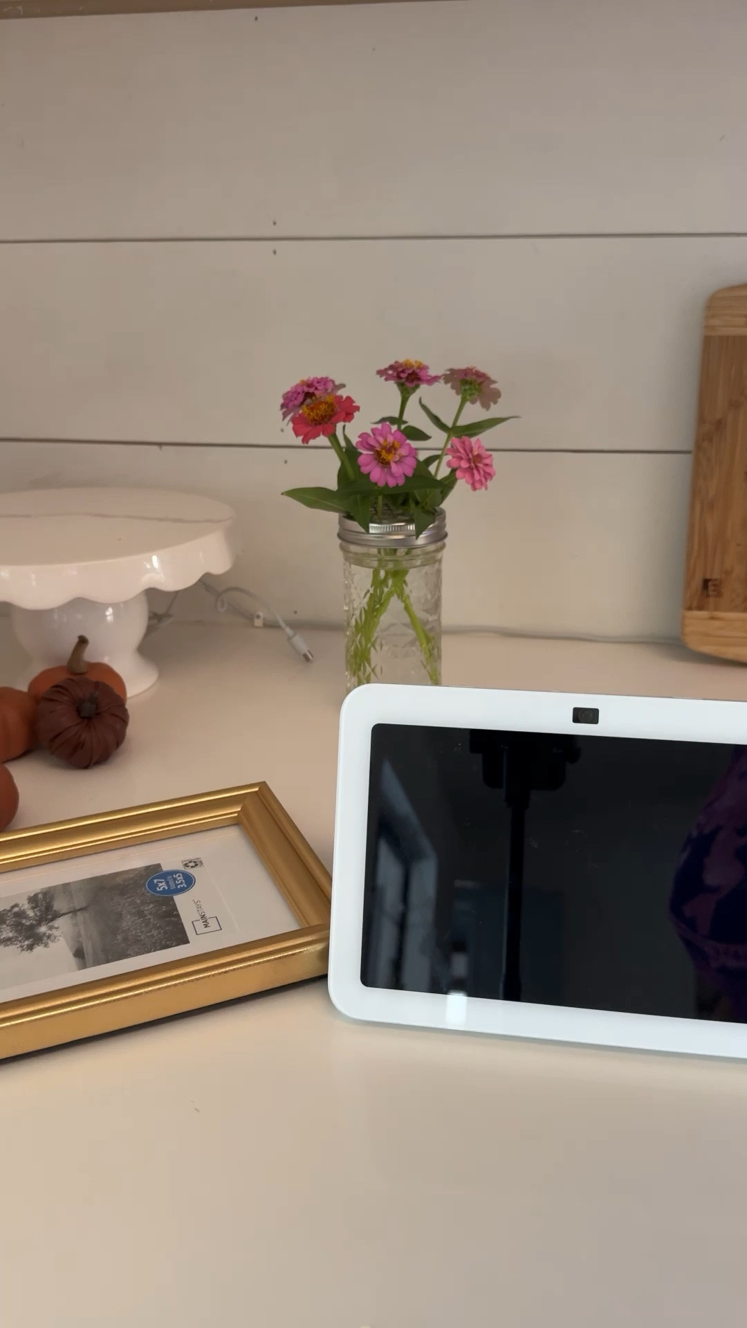 Amazon Echo Show 8 hack. Put a picture frame on it! 

#LTKHome #LTKVideo #LTKFallSale