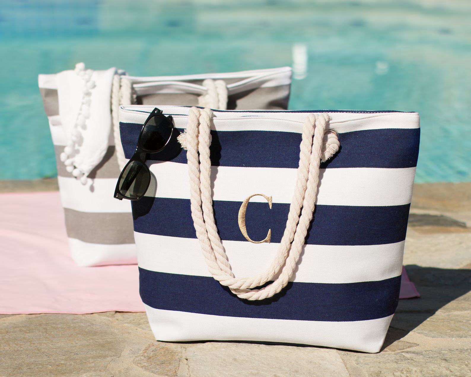 Personalized Beach Bag, Custom Name Tote Bag, Bridal Party Gift Bag, Personalized Bridesmaid Gift... | Etsy (UK)