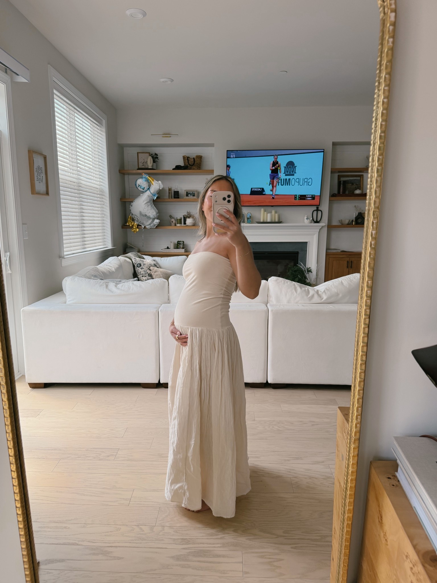 Been gravitating towards this dress lately (it also converts into a maxi skirt!)  Just been perfect for my growing…everything 😆

This exact one is basically sold out but I linked a similar convertible style! 

#LTKootd #LTKxAerie #LTKSaleAlert