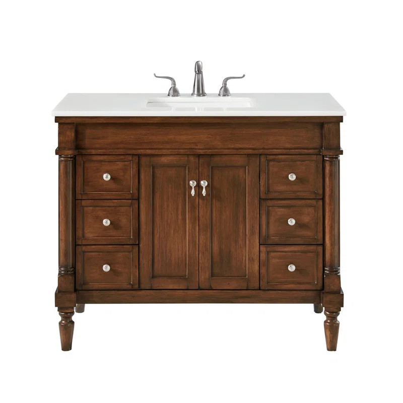 Uriah 42'' Single Bathroom Vanity with Top | Wayfair North America