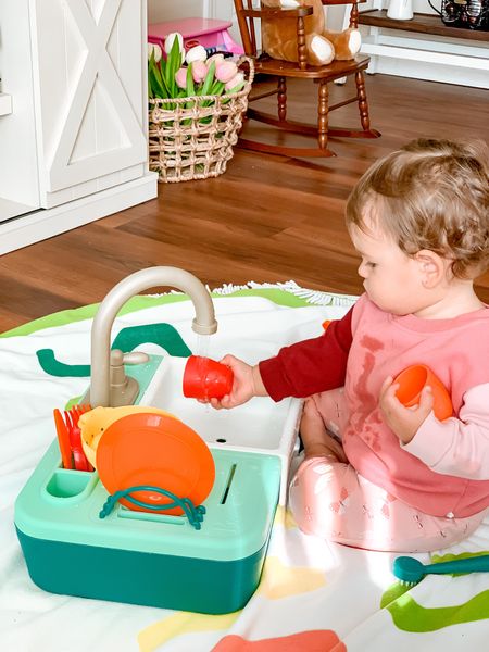 We love a new hands on toy 🤍 
Target has the best selection of toys and this running sink is by far the best!
Lani loves water so much and now we have a portable sink to take anywhere in the house without worrying about the expense of our water bill

Target toys // b toys // target kids

#LTKGiftGuide #LTKbaby #LTKkids