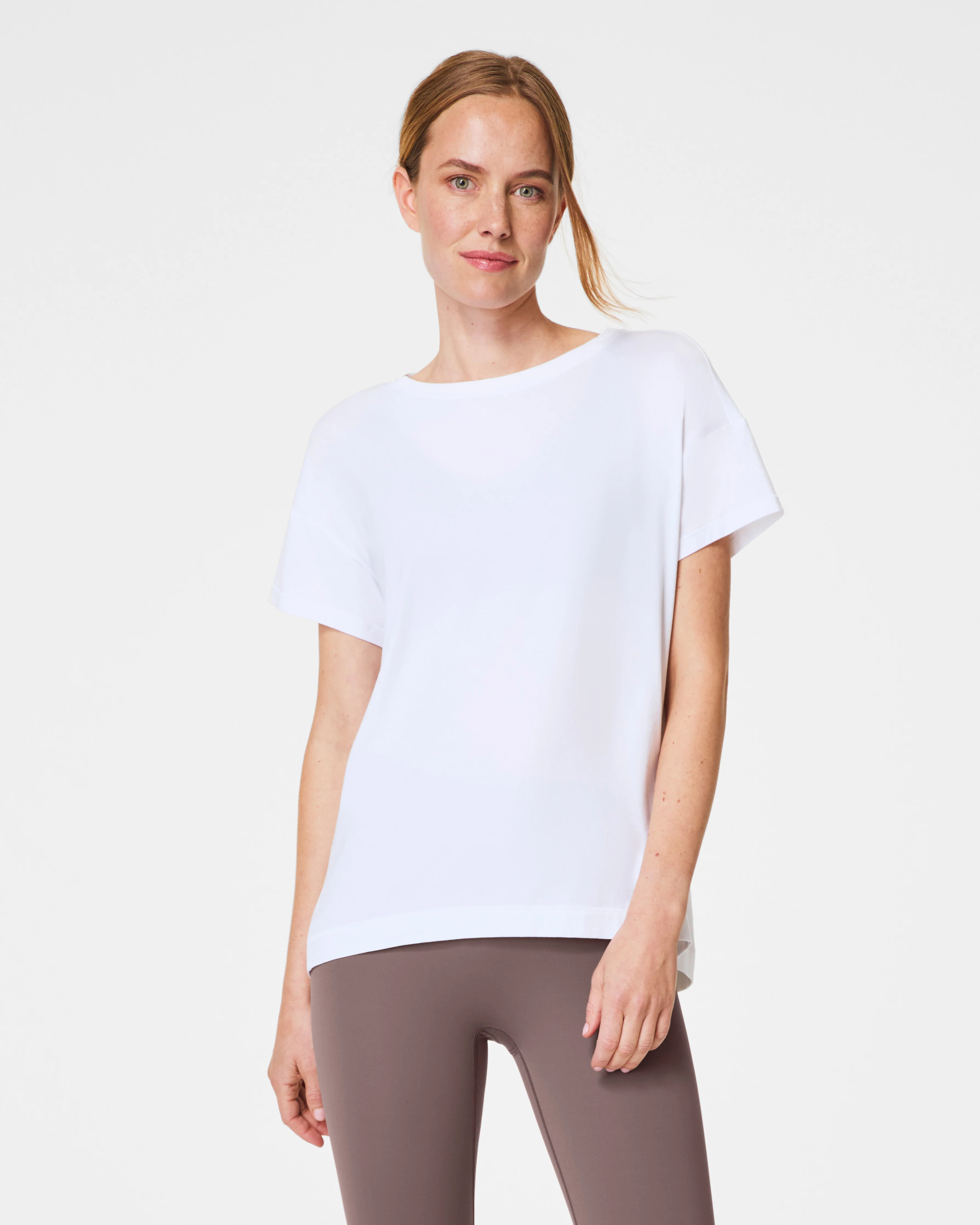 Active Tee with 4-Way Stretch & Sweat-Wicking Fabric | SPANX | Spanx