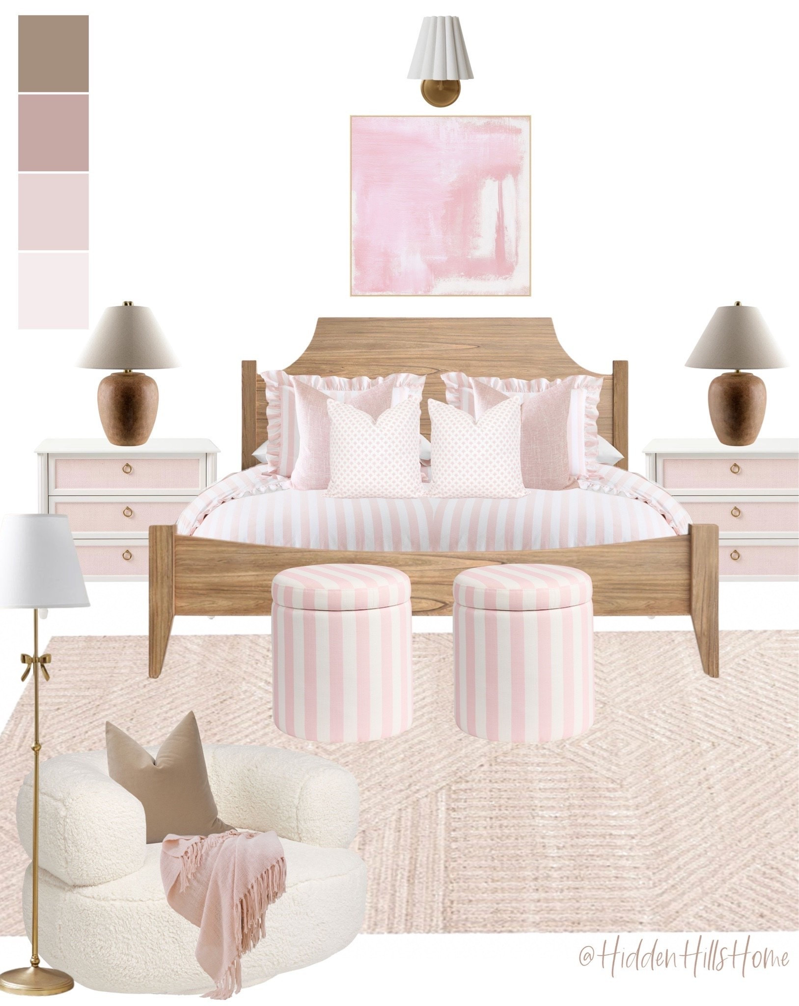 Girls bedroom decor mood board, girls room design, pink girls bedroom inspiration, teen girls bedroom design, bedding, bedroom rug, kids bedroom

#LTKHome #LTKSaleAlert #LTKKids