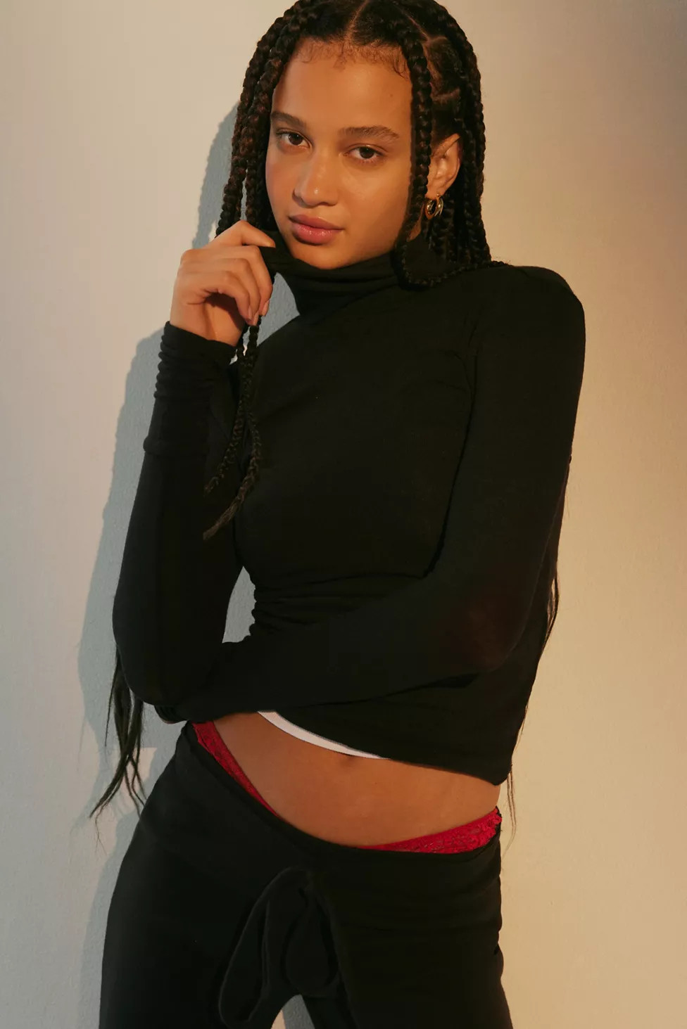 Out From Under Laurelie Layering Turtleneck Tee | Urban Outfitters (US and RoW)