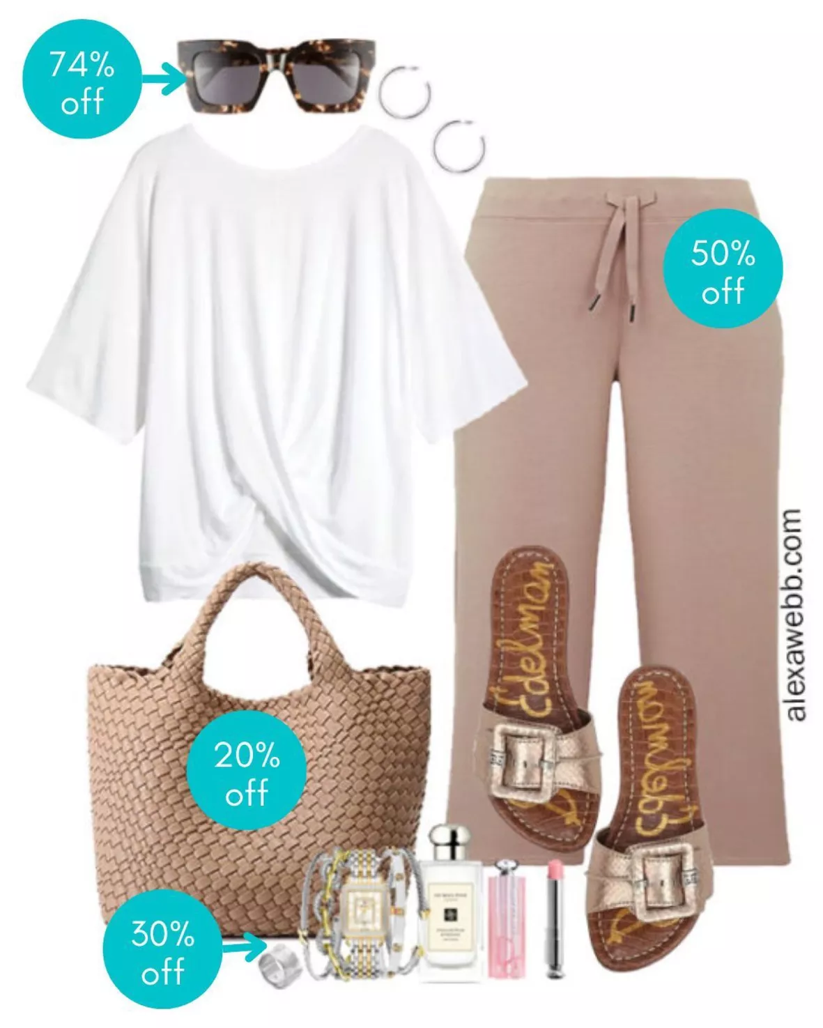 Plus Size Casual Summer Shorts Outfit - Alexa Webb