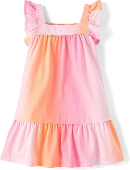 The Children's Place Baby Girls' and Toddler Short Sleeve Fashion Dress | Amazon (US)