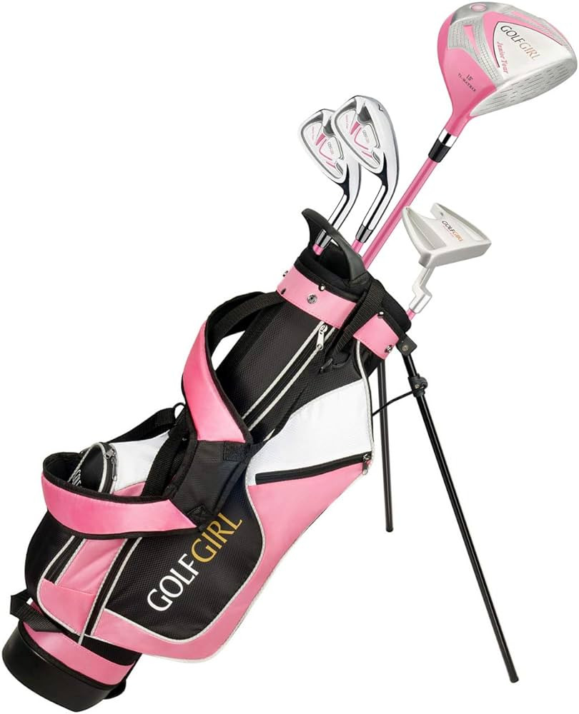 Golf Girl Junior Girls Golf Set V3 with Pink Clubs and Bag, Right Hand | Amazon (US)
