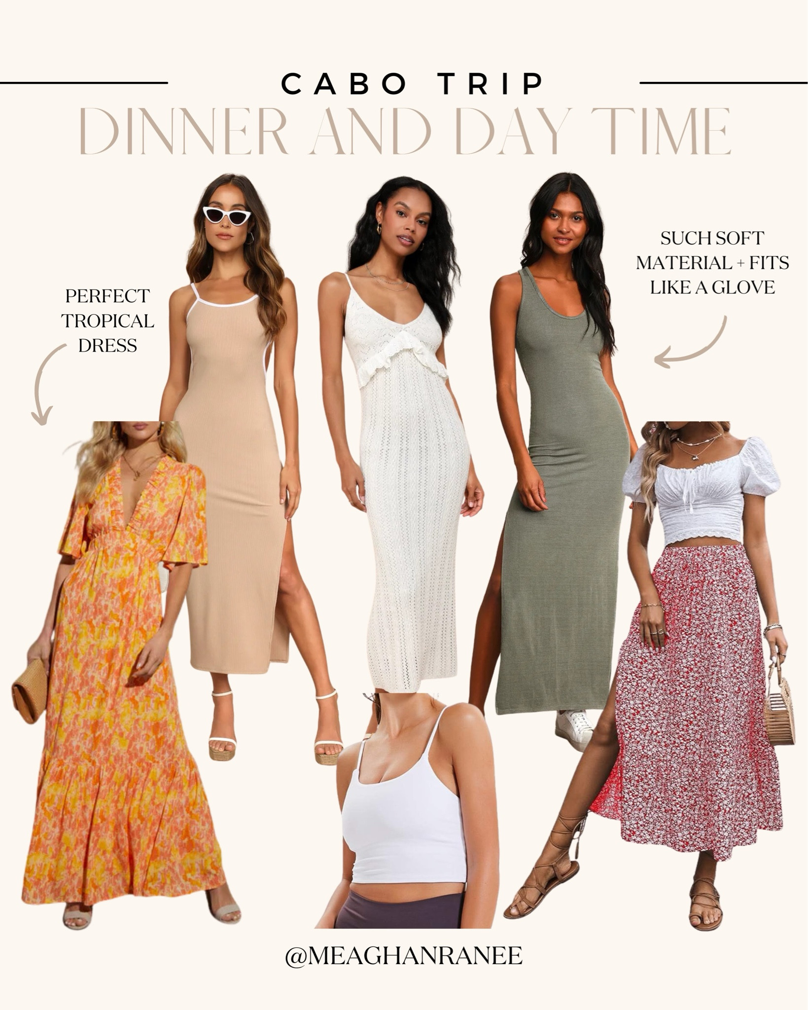 Cabo Trip - Vacation - Beach - Summer - Dresses 

#LTKtravel #LTKSeasonal #LTKswim