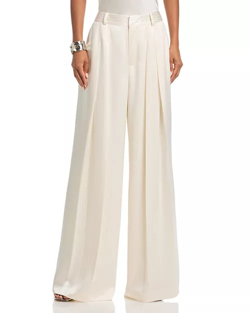 Georgia Satin Stripe Pants | Bloomingdale's (US)
