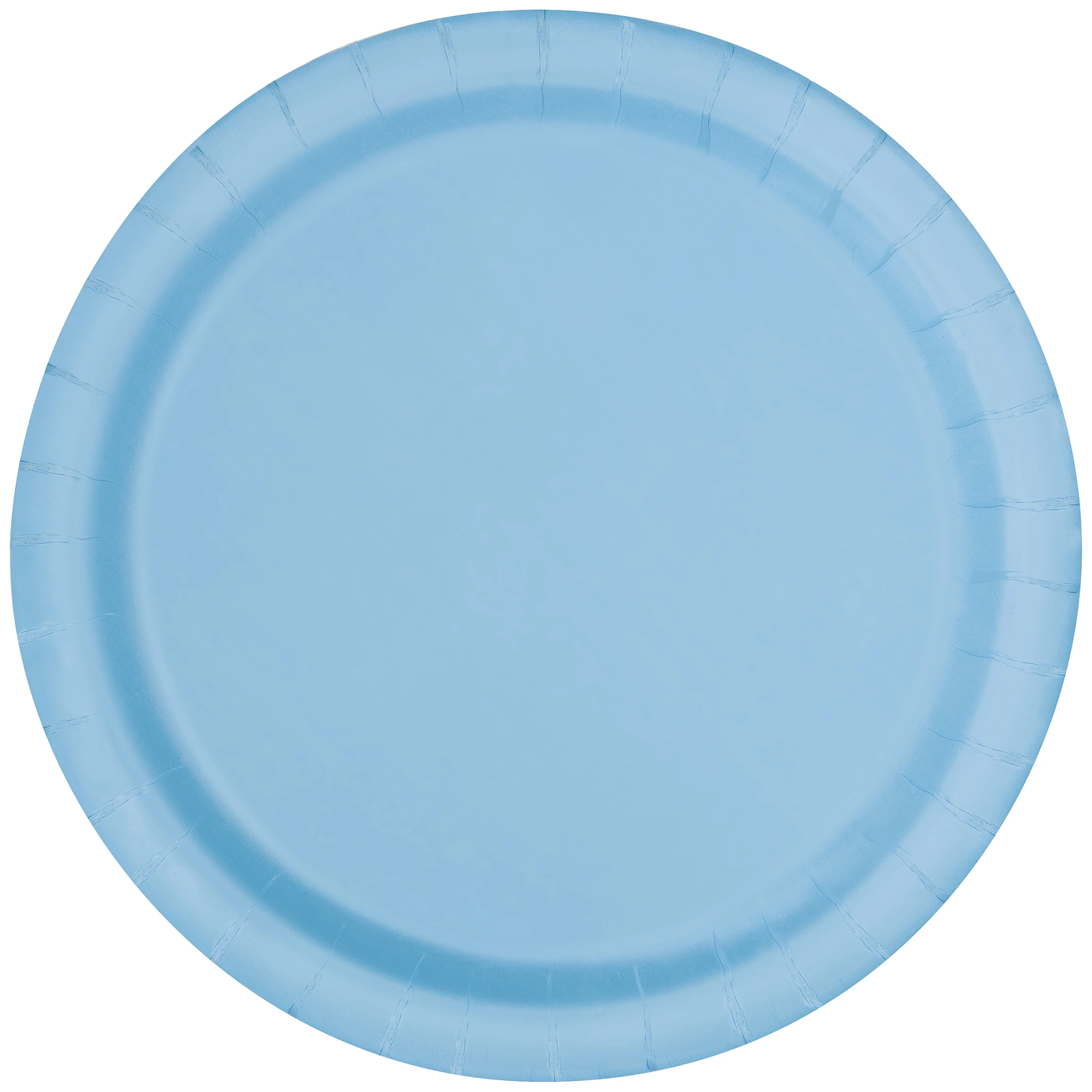 Disposable Paper Plates, 7", Light Blue, 24 Pieces, by Way To Celebrate | Walmart (US)