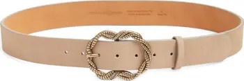 Carmen Twist Rope Buckle Leather Belt | Nordstrom