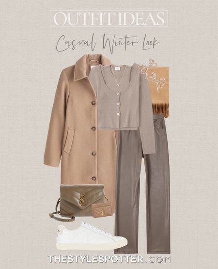 Winter Outfit Ideas ❄️ Casual Winter Look
A winter outfit isn’t complete without a cozy coat and neutral hues. These casual looks are both stylish and practical for an easy and casual winter outfit. The look is built of closet essentials that will be useful and versatile in your capsule wardrobe. These Abercrombie & Fitch leather pants are so adorable!
Shop this look 👇🏼 ❄️ ⛄️ 


#LTKGiftGuide #LTKSeasonal #LTKHoliday