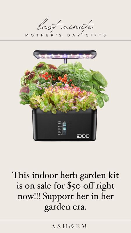 Indoor herb garden kit on sale for $50 off for a last minute Mother’s Day gift idea!!

#LTKGiftGuide #LTKFamily #LTKKids